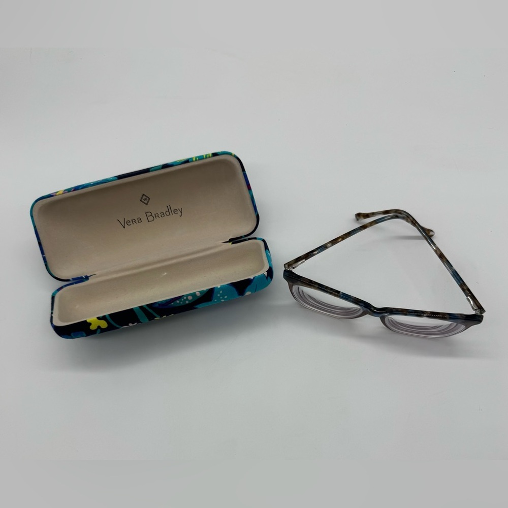 Vera Bradley Natalyn Moonlight Garden Glasses with Case - Picture 2 of 5